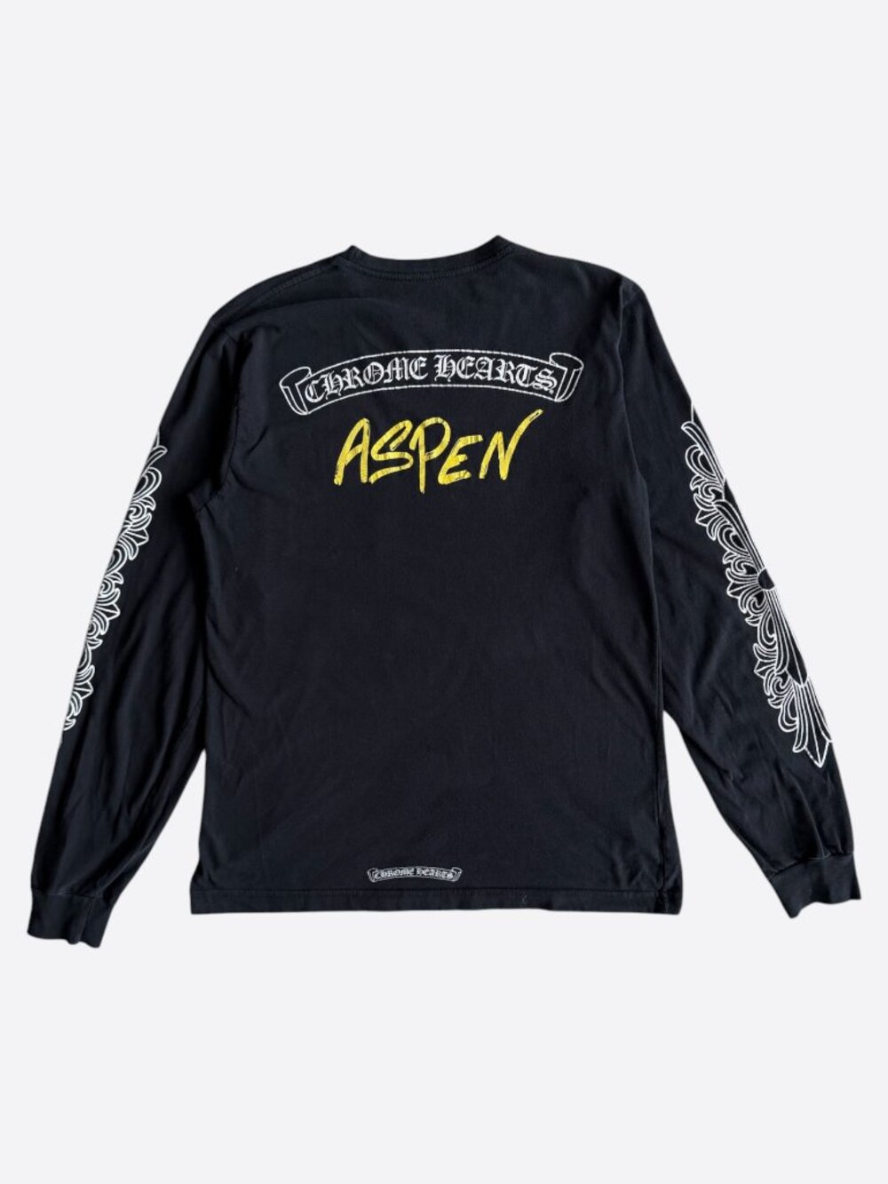 Chrome Hearts Black & White Aspen Exclusive Longsleeve T-Shirt